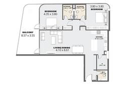 2 bedroom apartment